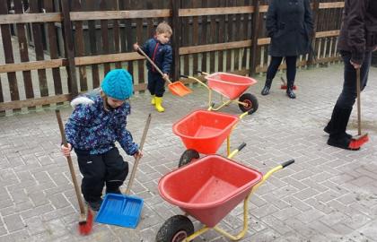 Bezoek aan de stadsboerderij