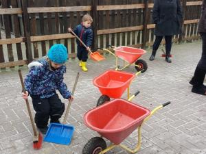 Bezoek aan de stadsboerderij Bezoek aan de stadsboerderij