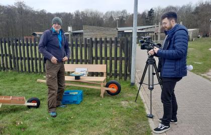 Regio Noordkop streekomroep op bezoek bij het Lopend spreekuur